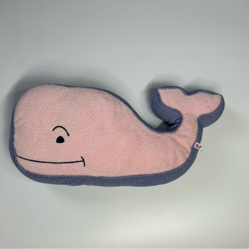 Vineyard Vines | Light Pink Small Whale Pillow
